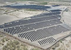 PV Linear Dual Axis Tracking Systems - Panoli Intermediates PVT 4MW